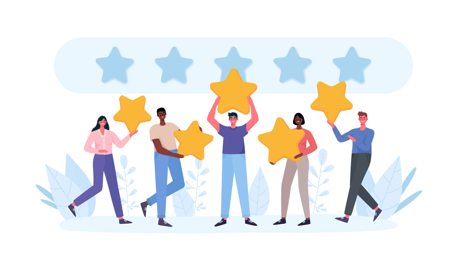 5-star reviews for doctors
